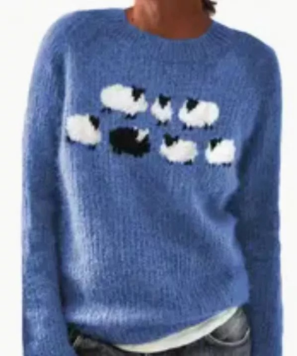 Women's Mystic Ancient Tribal Print Crewneck Sweatshirt