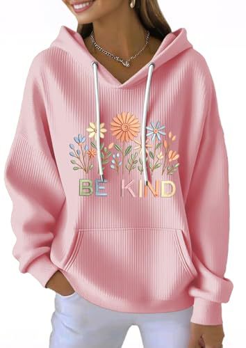 Women's Floral Print Casual Hoodie