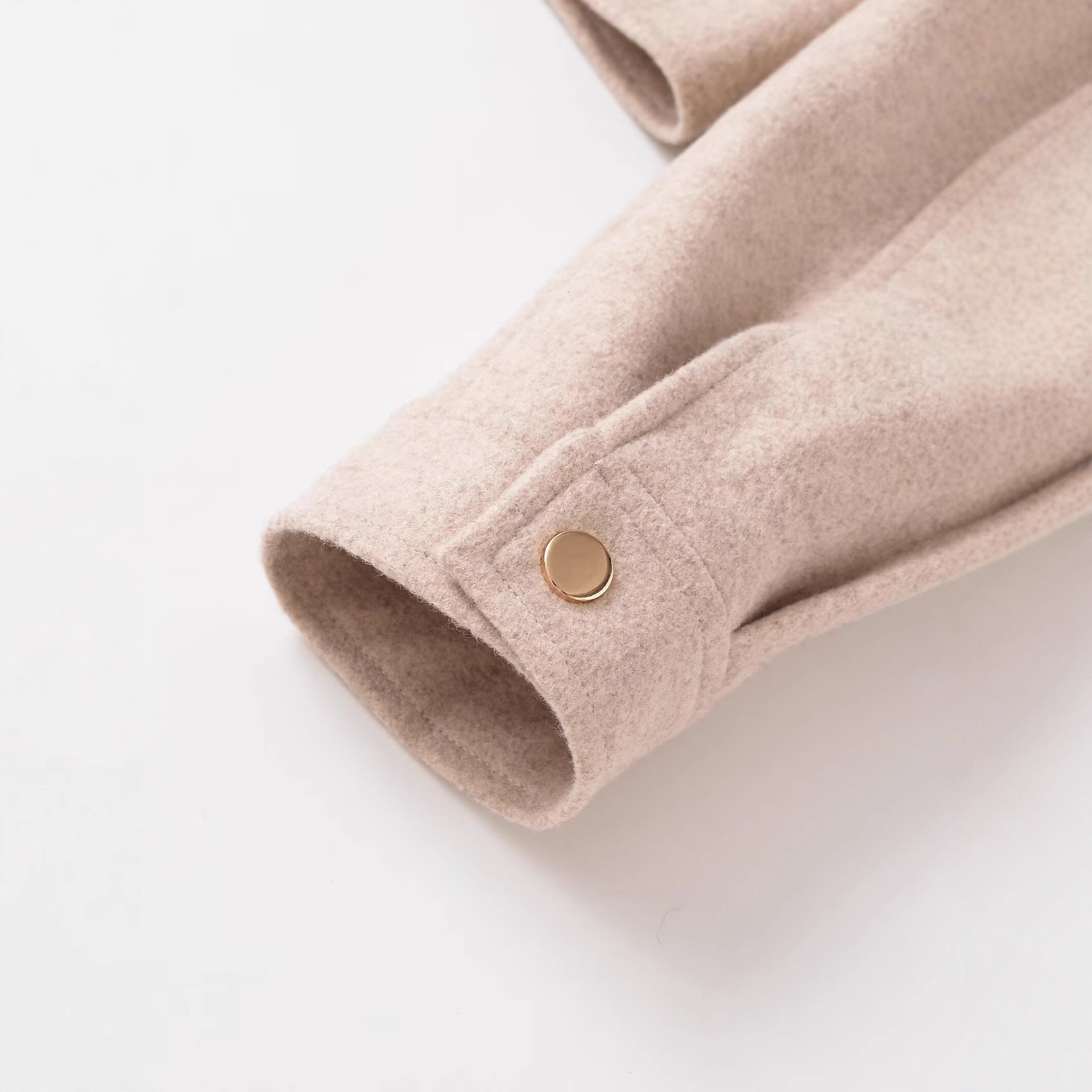 Women's Lapel Collar Long Sleeve Zip Jacket with Pockets