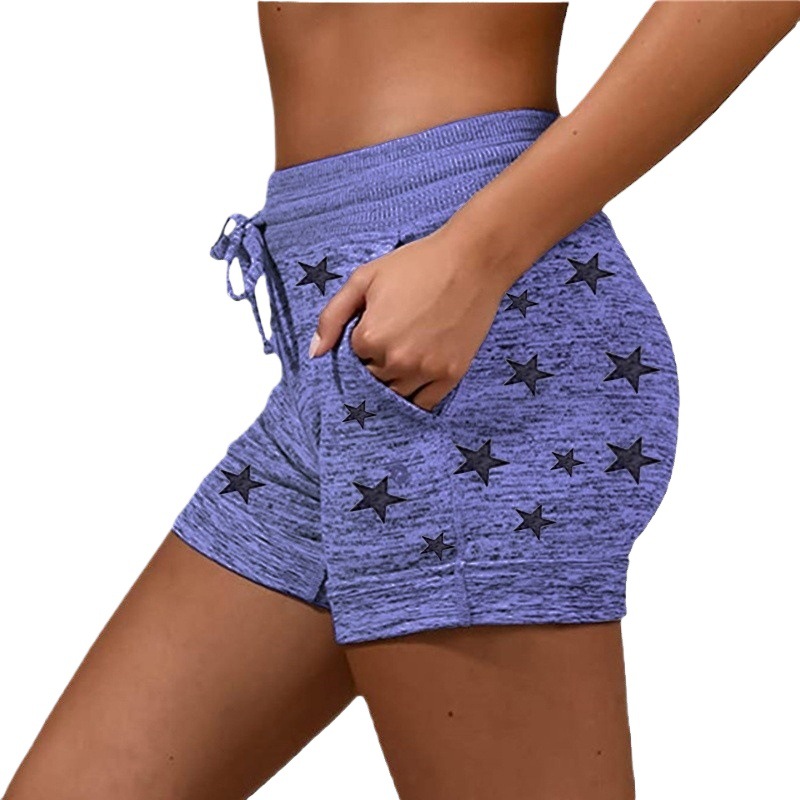 Women's Quick-Dry Yoga Shorts High Stretch Slimming Workout Shorts