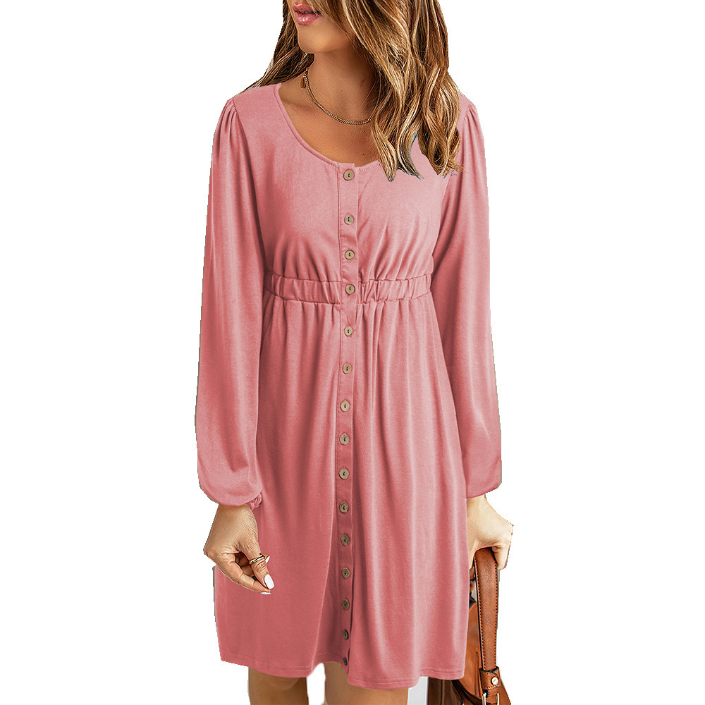 Women's Off-Shoulder Long-Sleeve Mini Dress with Waist Cinch