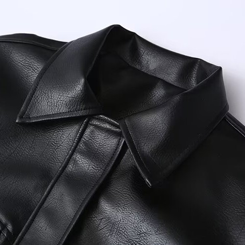 Women's Casual Zip-Up Jacket Slimming Loose Fit Solid Color