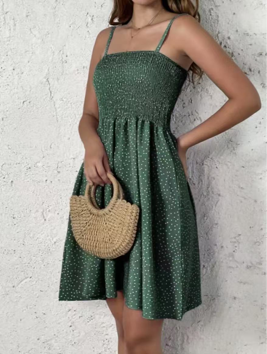 Floral Sleeveless Bohemian Beach Dress