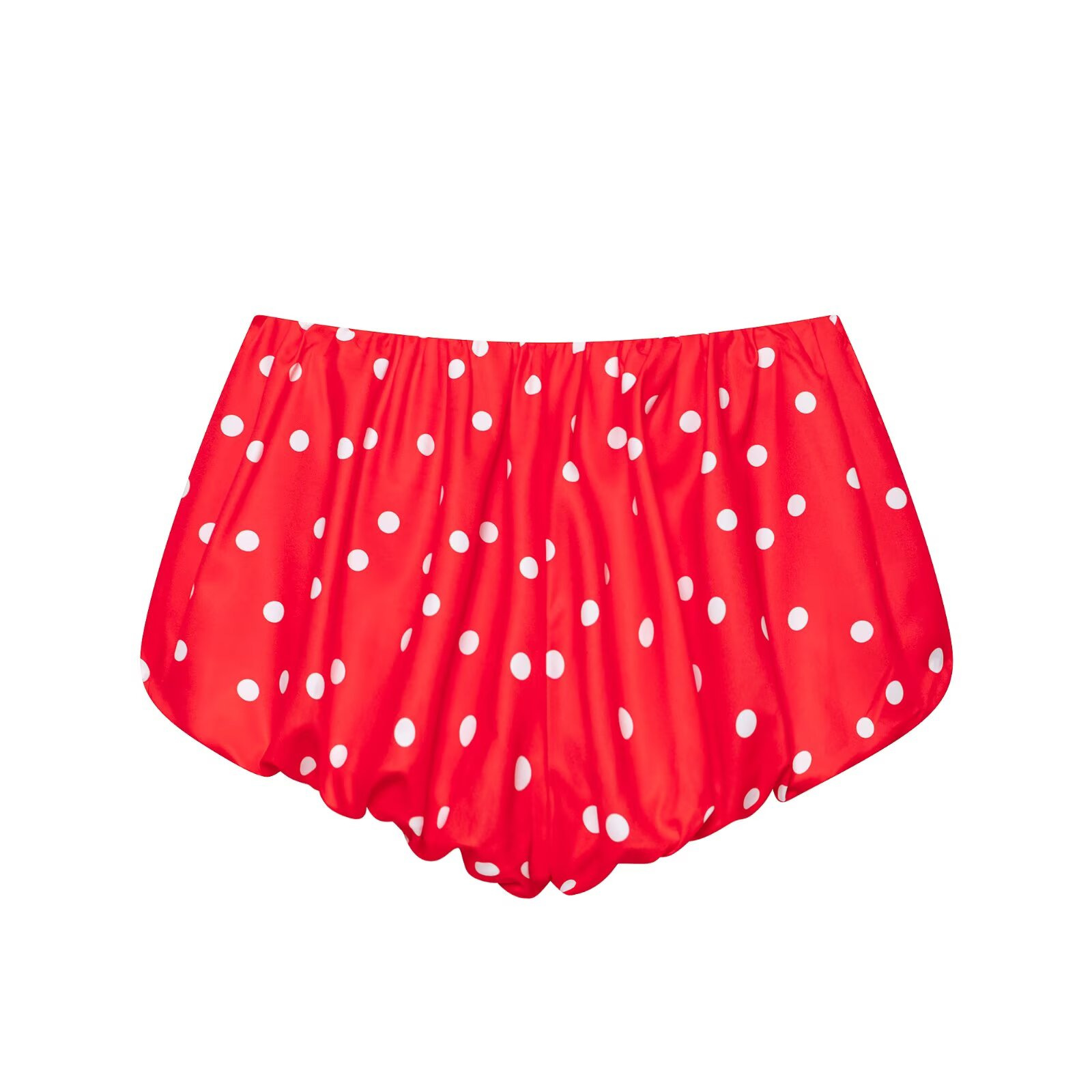 Women's Polka Dot Pleated Jacket and Shorts Set