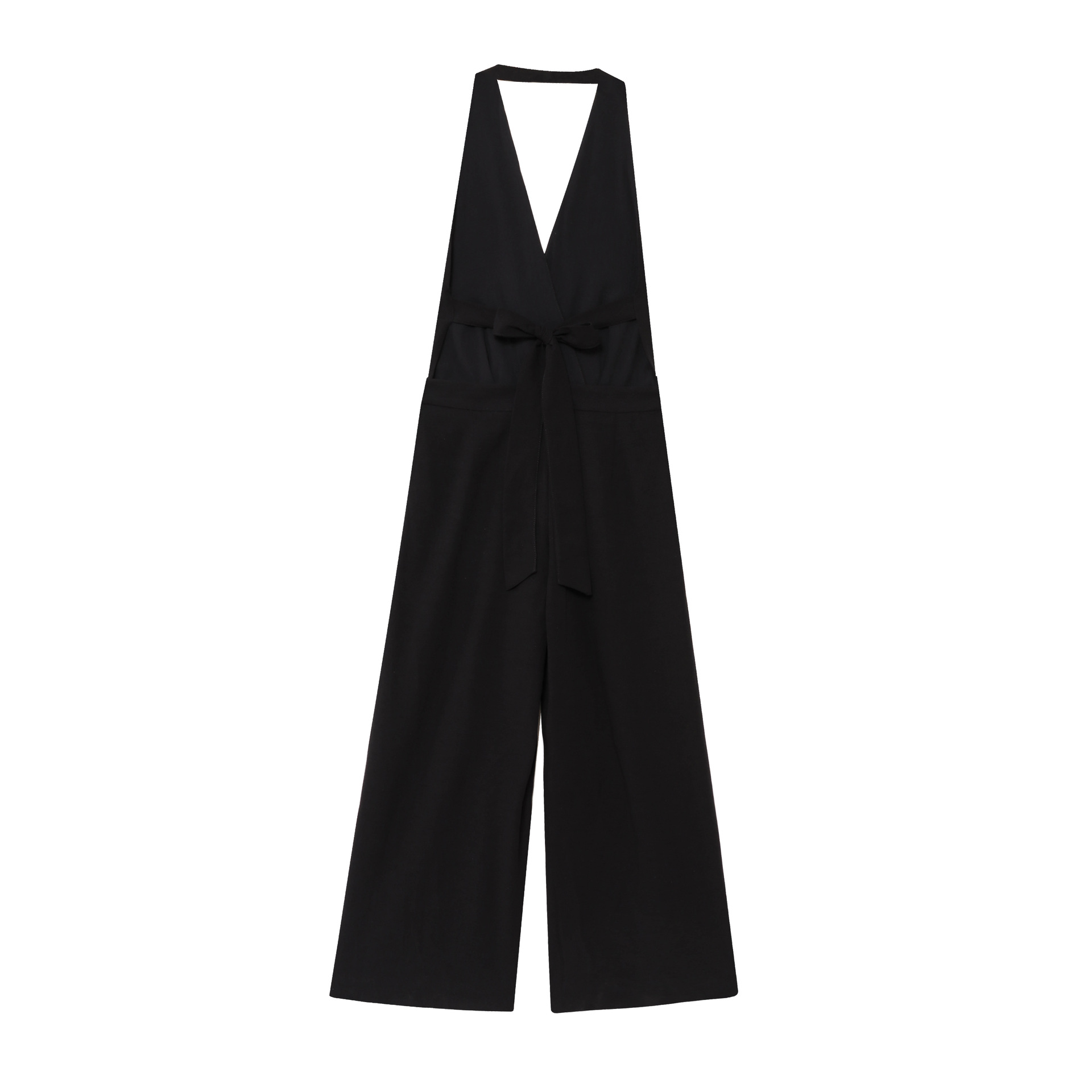 French-Style Halter Neck Jumpsuit for Women