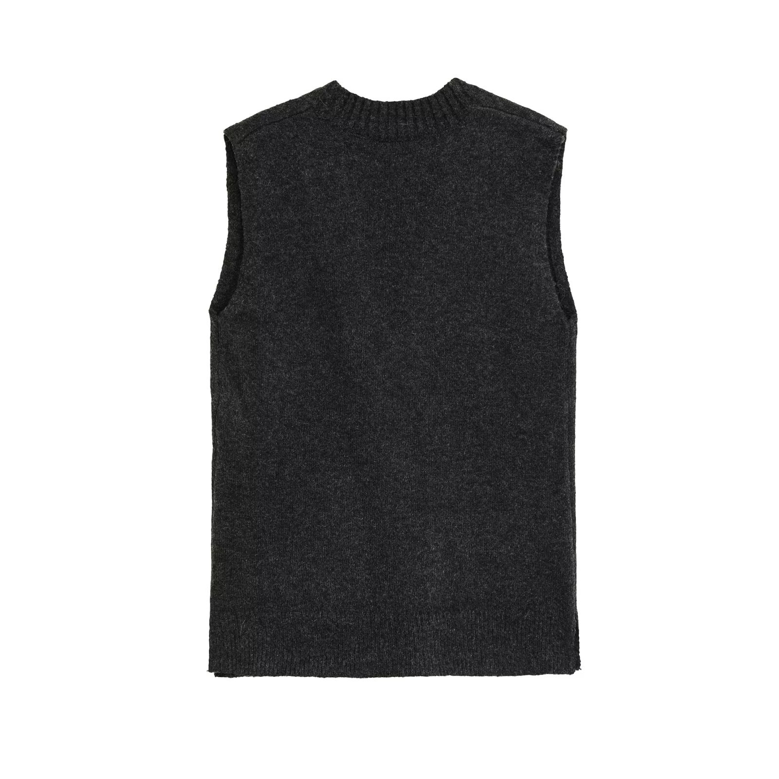 Women's Loose V-Neck Sleeveless Knit Tank Top