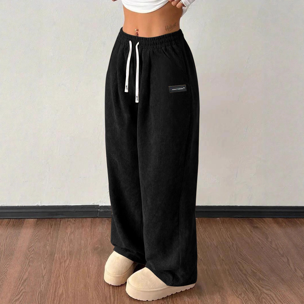 Corduroy Loose Casual Pants for Women