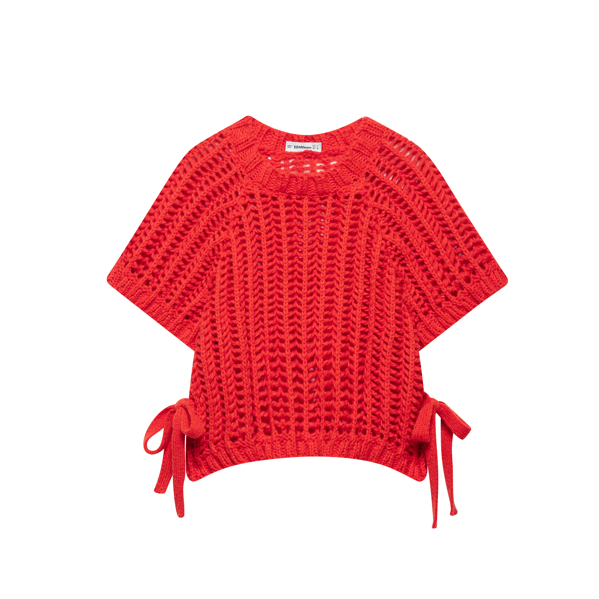 Women's Loose Pleated Short-Sleeve Knit Top