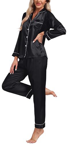 Women's Cuban Collar Long Sleeve Lounge Set