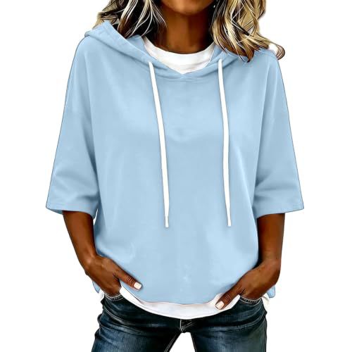 Women's Solid Print Casual Hoodie