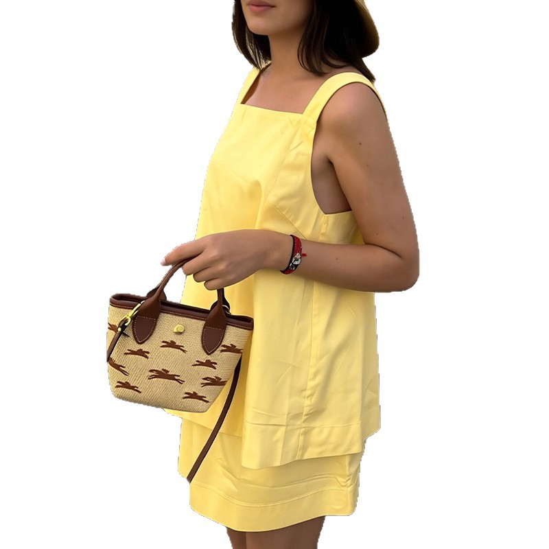 Women's Casual Solid Color Open Back Cami and Skirt Two-Piece Set