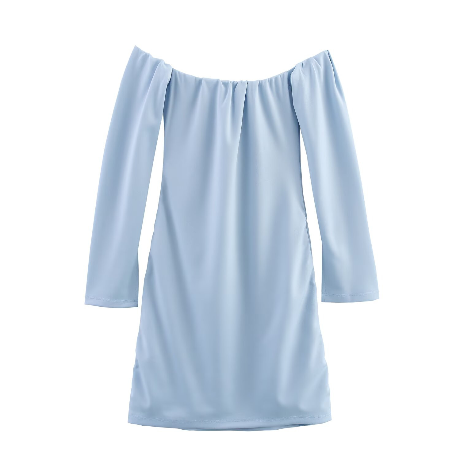 Women's Ruched Sleeveless A-Line Mini Dress