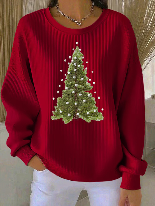 Christmas Pullover Women's Sweatshirt Oversized Crewneck
