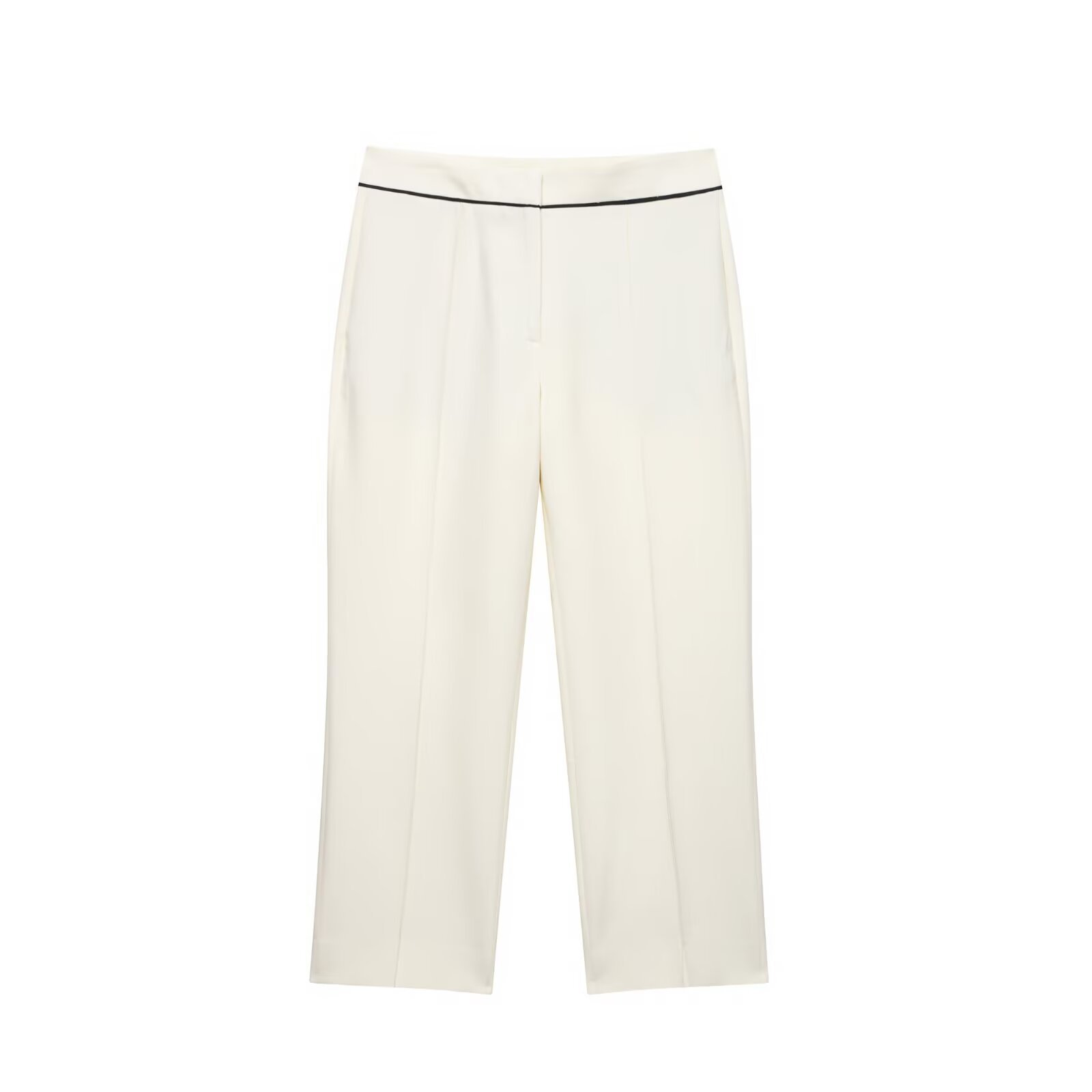 Women's Chic Commuter Two-Piece Pants Set with Buttons