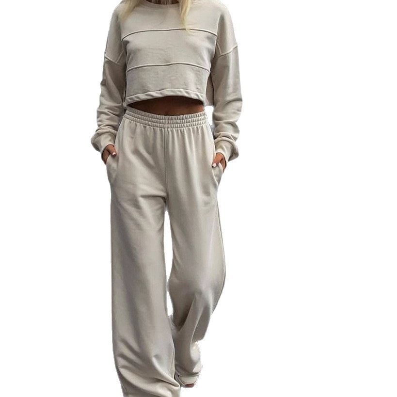 Women's Two-Piece Hoodie and Pants Set Casual Streetwear