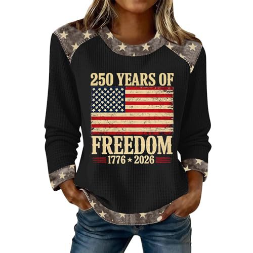 Women's Eagle Letter Print Crewneck Sweatshirt
