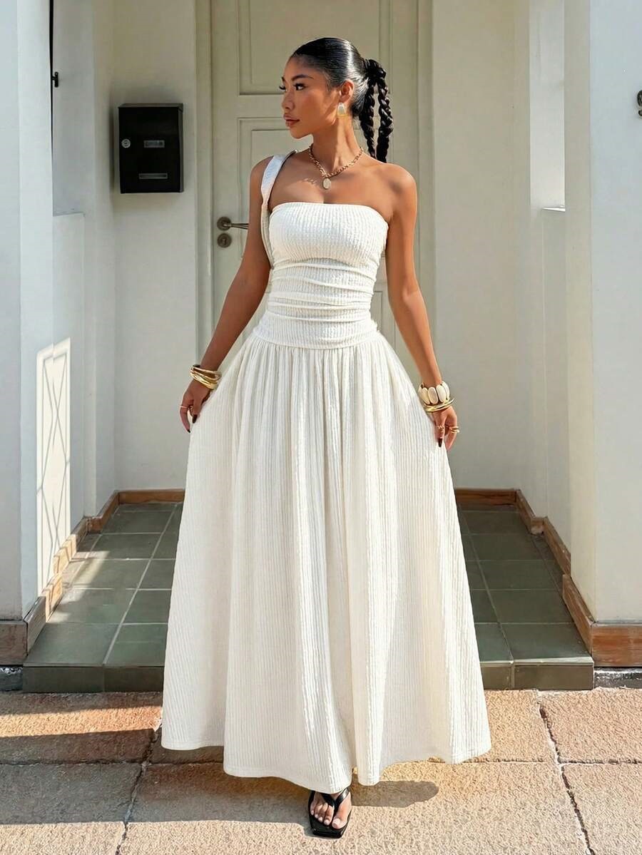 Sleeveless Strapless Bodycon Maxi Dress