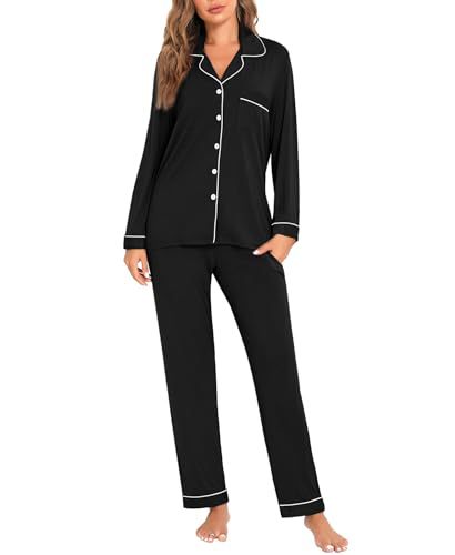 Women's Cuban Collar Retro Print Long Sleeve Loungewear Set