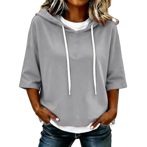 Women's Solid Print Casual Hoodie