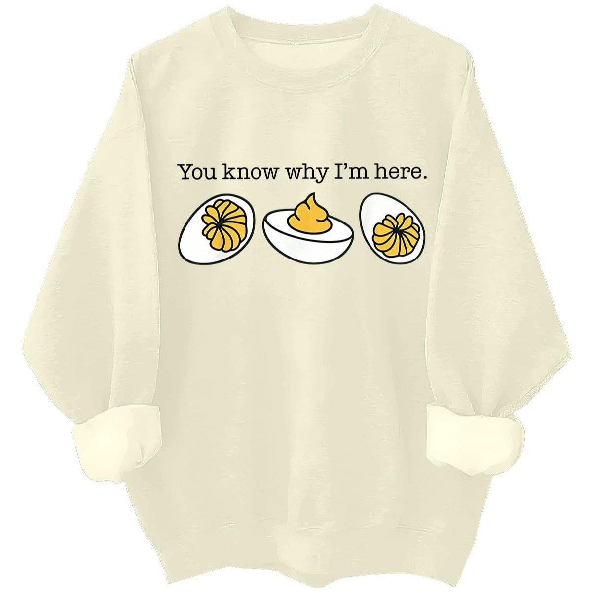 Women's Letter Print Crewneck Sweatshirt