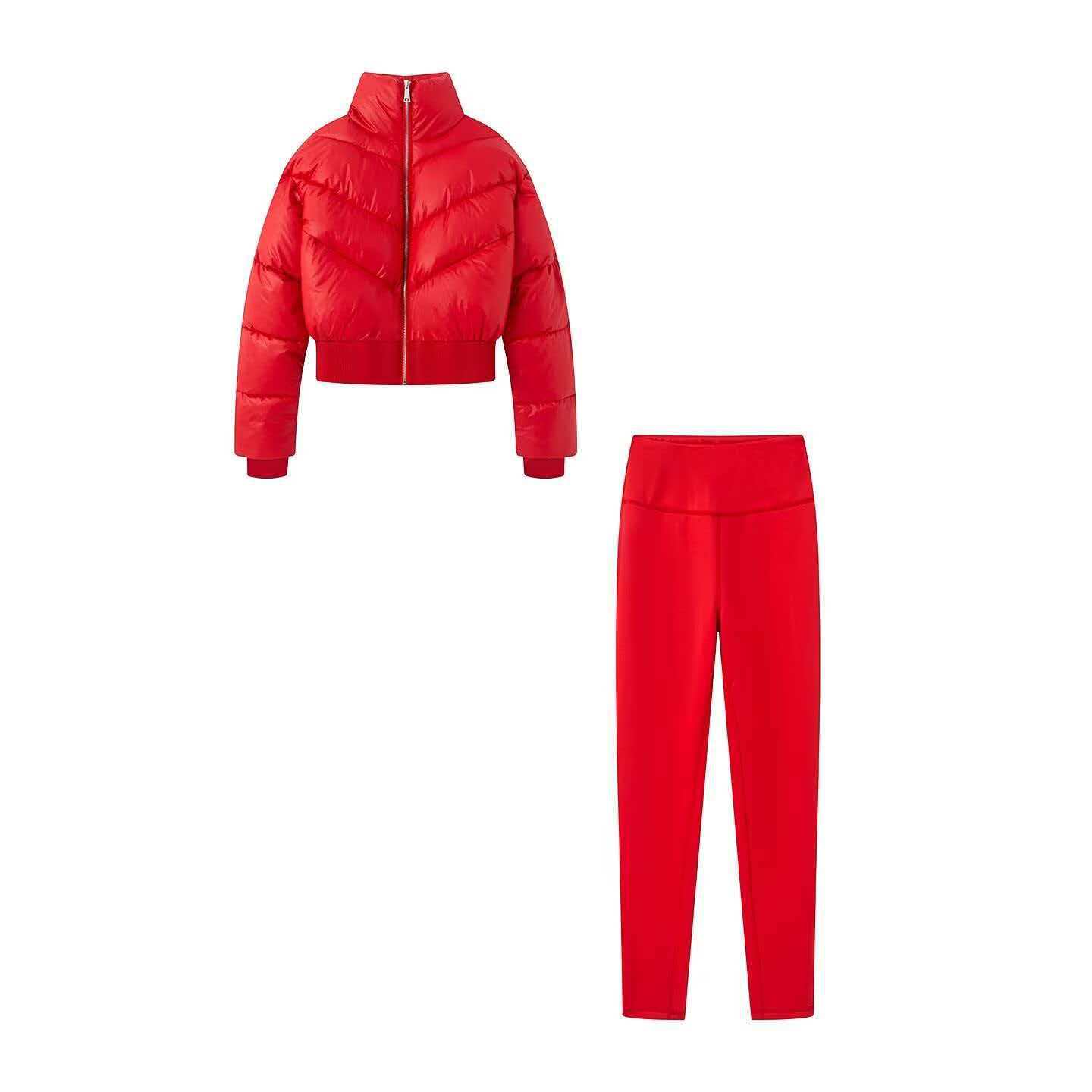 Women's Slimming Padded Two-Piece Set with Yoga Pants
