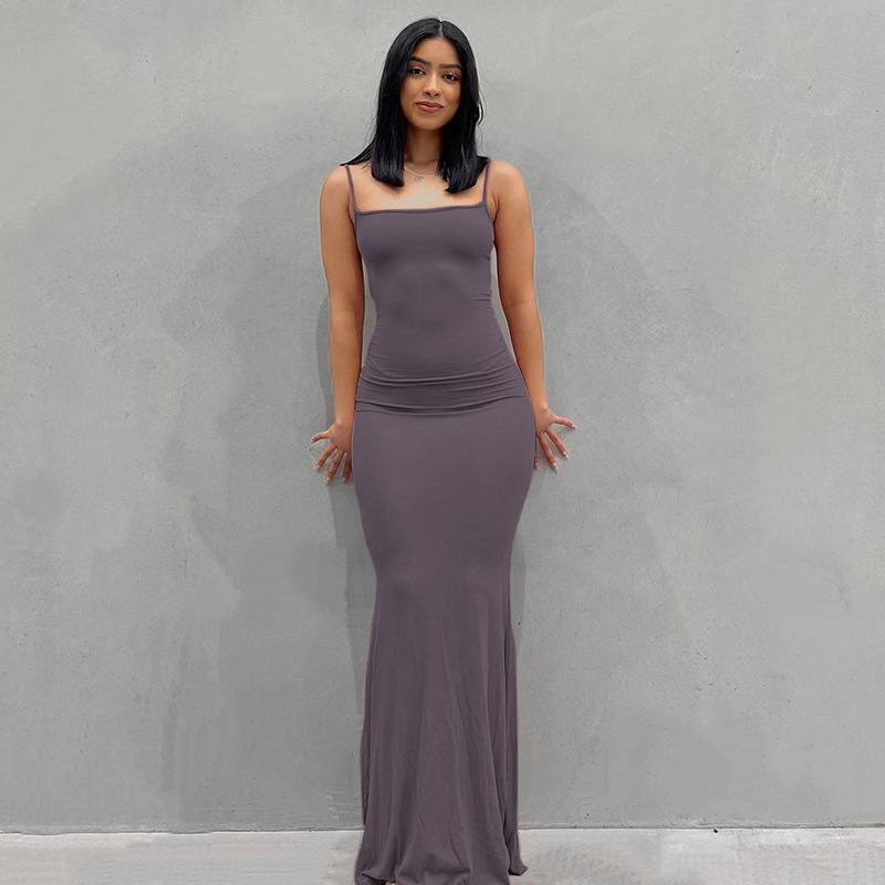 Women's Modal Bodycon Cami Maxi Dress