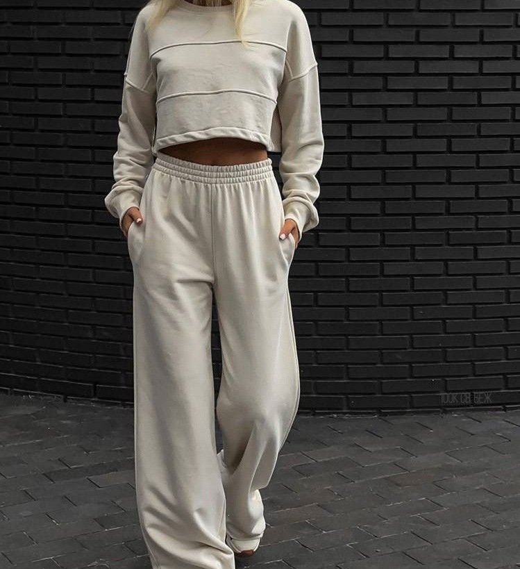 Women's Two-Piece Hoodie and Pants Set Casual Streetwear