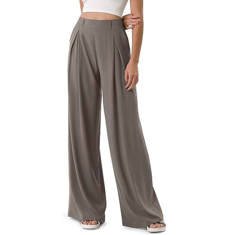 High-Waisted Wide-Leg Flared Lounge Pants for Women
