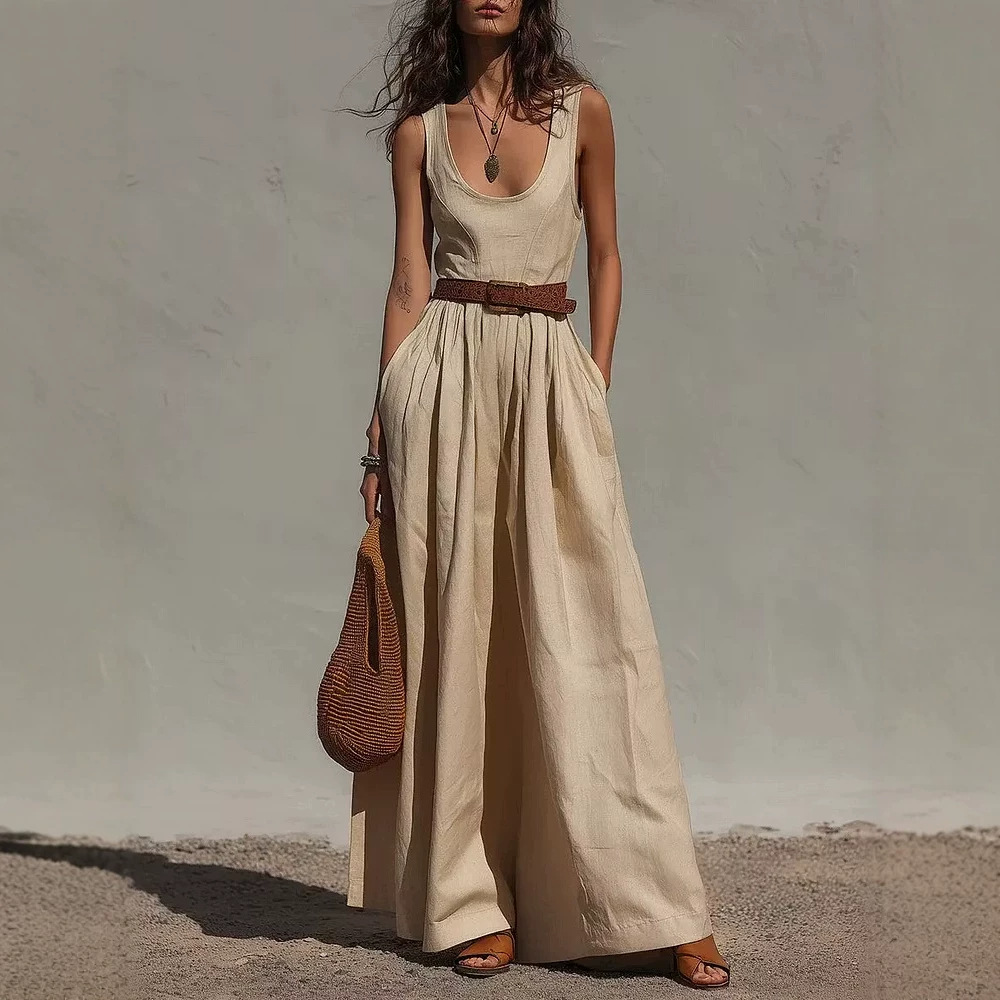 Women's Low-Cut Sleeveless Cami Top Bodysuit