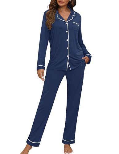 Women's Cuban Collar Polka Dot Print Long Sleeve Shirt Set