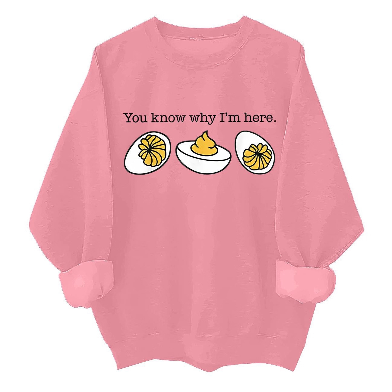 Women's Letter Print Crewneck Sweatshirt