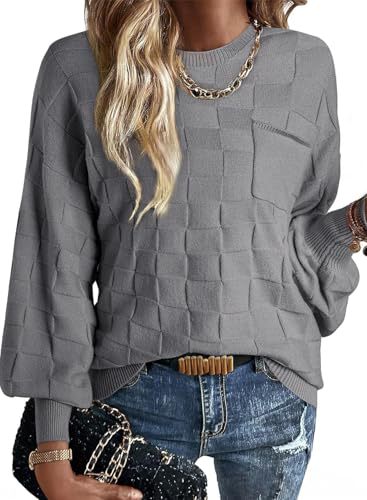 Women's Crewneck Long Sleeve Knit Sweater