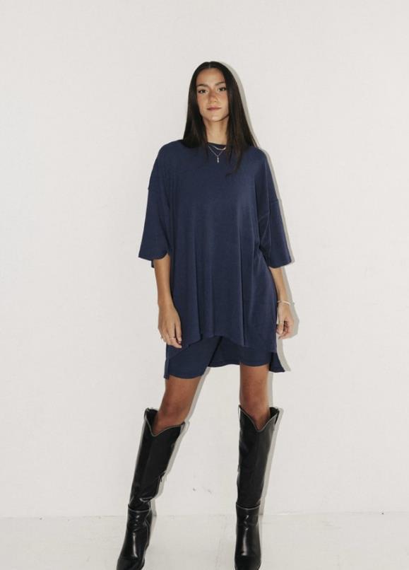 Women's Loose-Fit Short-Sleeve T-Shirt and Shorts Set, Casual Loungewear
