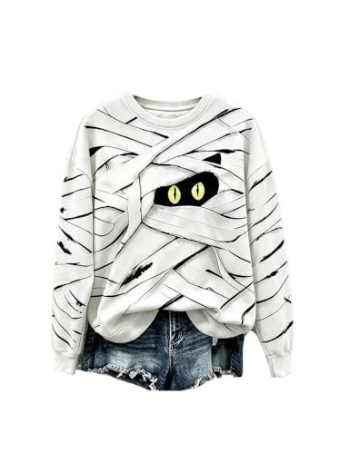 Women's Lace-Up Eye Print Casual Hoodie