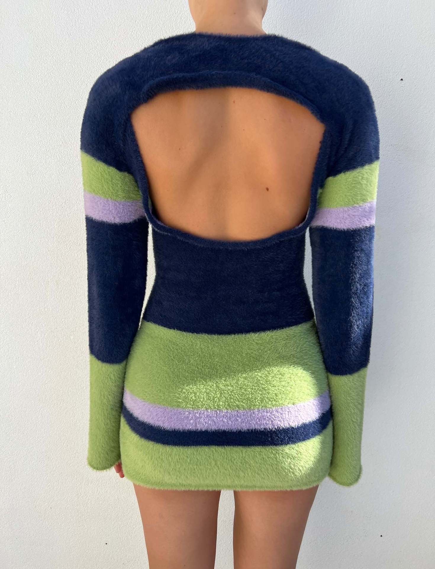 Women's Sexy Cami Dress and Knit Cardigan Two-Piece Set