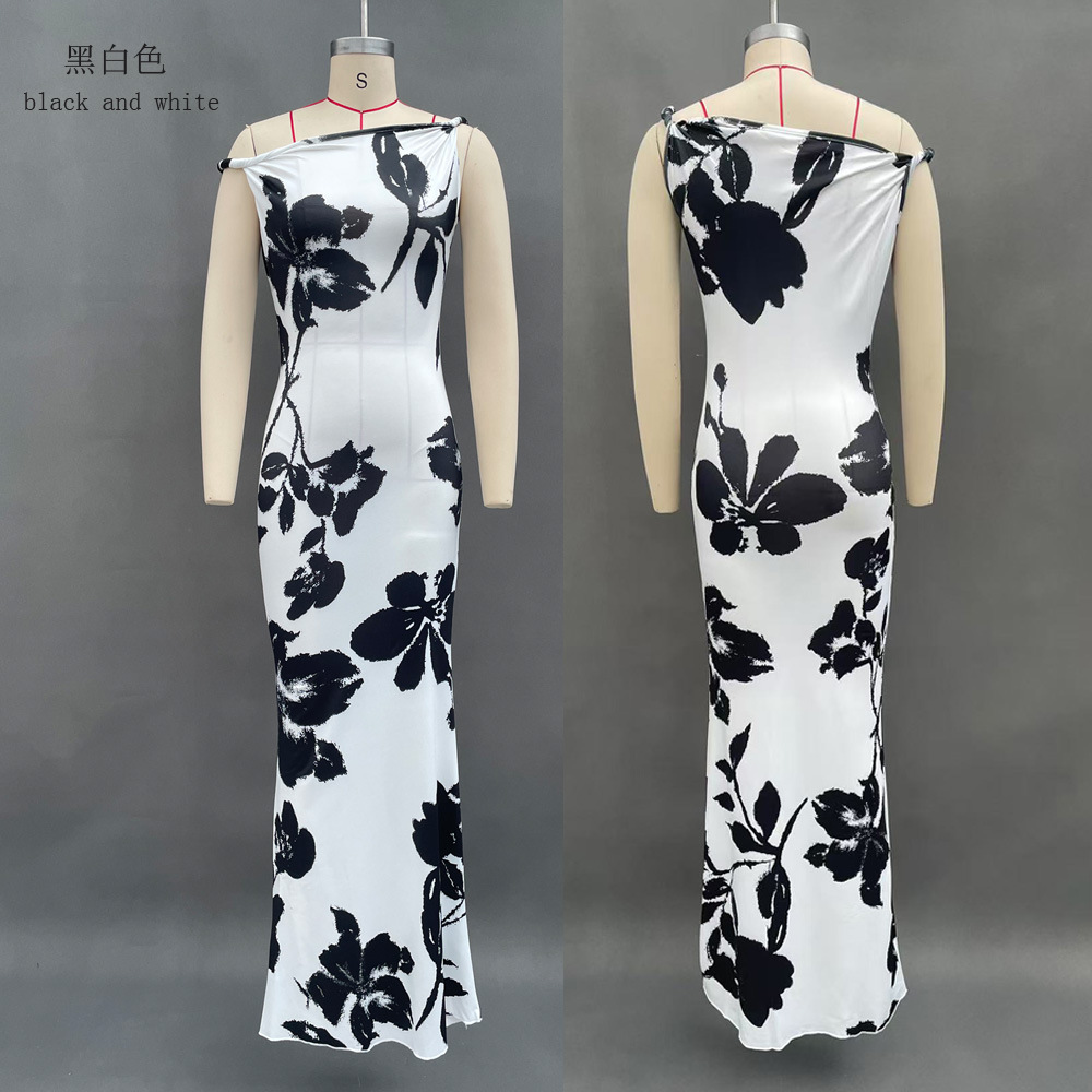 Leopard Print Knot Cutout Bodycon Cami Dress