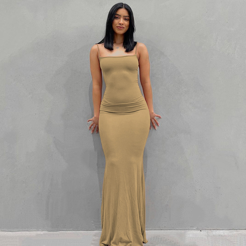 Women's Modal Bodycon Cami Maxi Dress