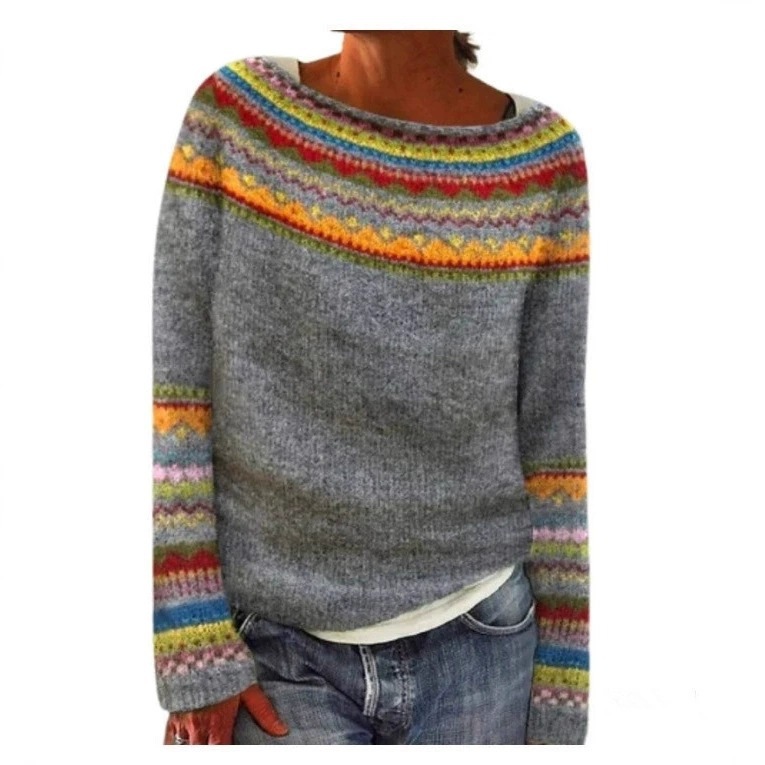 Women's Mystic Ancient Tribal Print Crewneck Sweatshirt