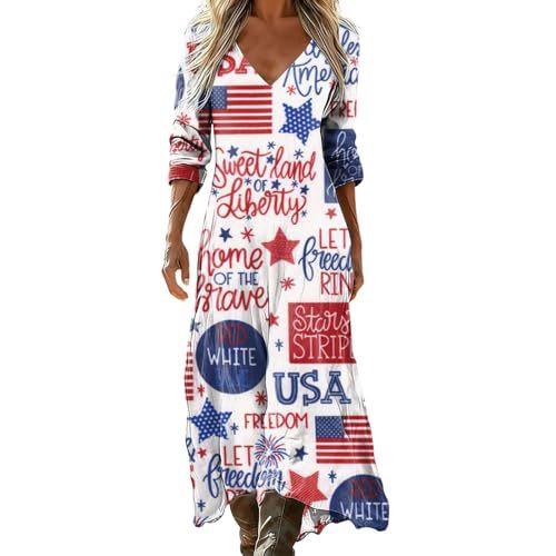 Women's Striped Floral Print Ruched Midi Dress