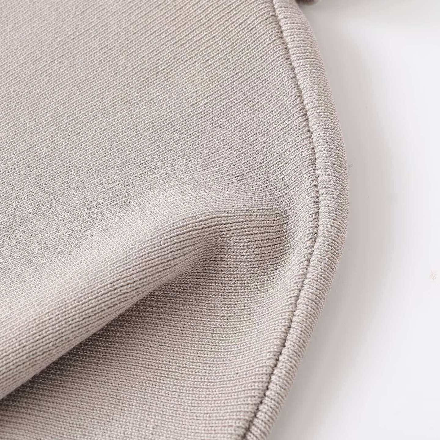 Soft Asymmetric Neck Rolled-Edge Cropped Knit Sweater