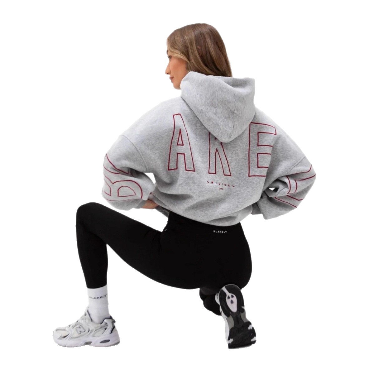 Women's Letter Print Hooded Sweatshirt