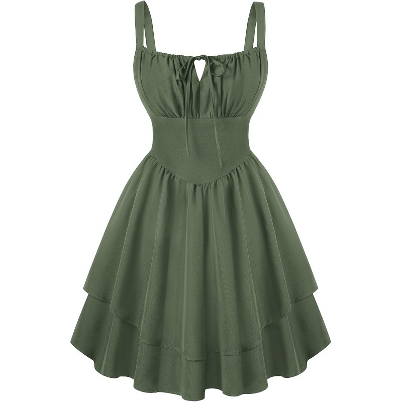 Sexy Tie-Strap Cami Dress Women's Summer Fashion