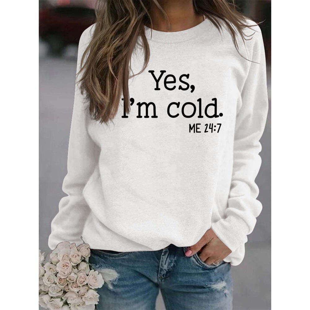 Women's Crewneck Pullover Long Sleeve Sweatshirt