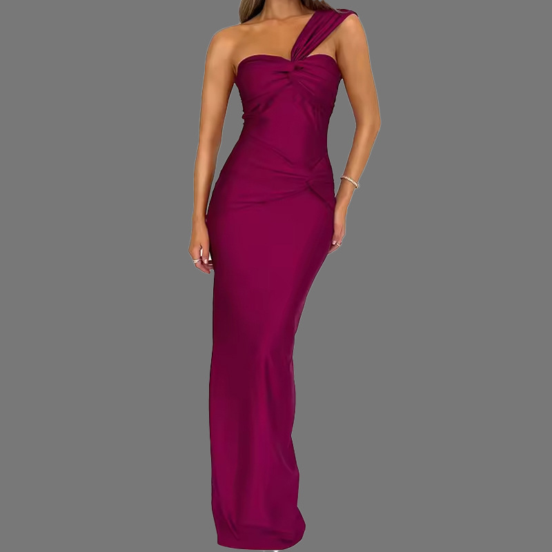 Women's Strapless Color-Block Bodycon Dress