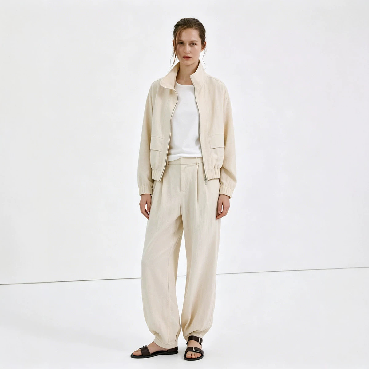 Women's Casual Two-Piece Sweater and Pants Set