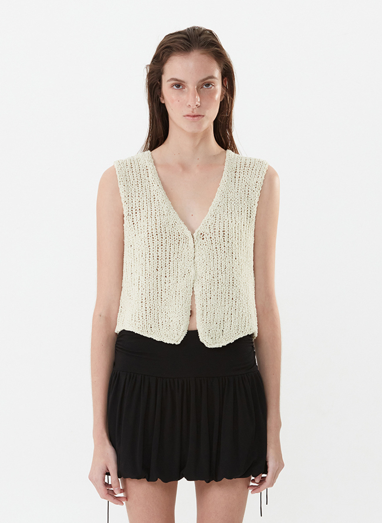 Women's Sexy V-Neck Sleeveless Knit Sweater Vest