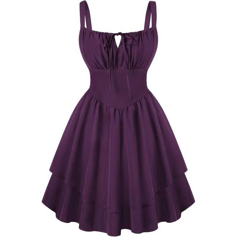 Sexy Tie-Strap Cami Dress Women's Summer Fashion