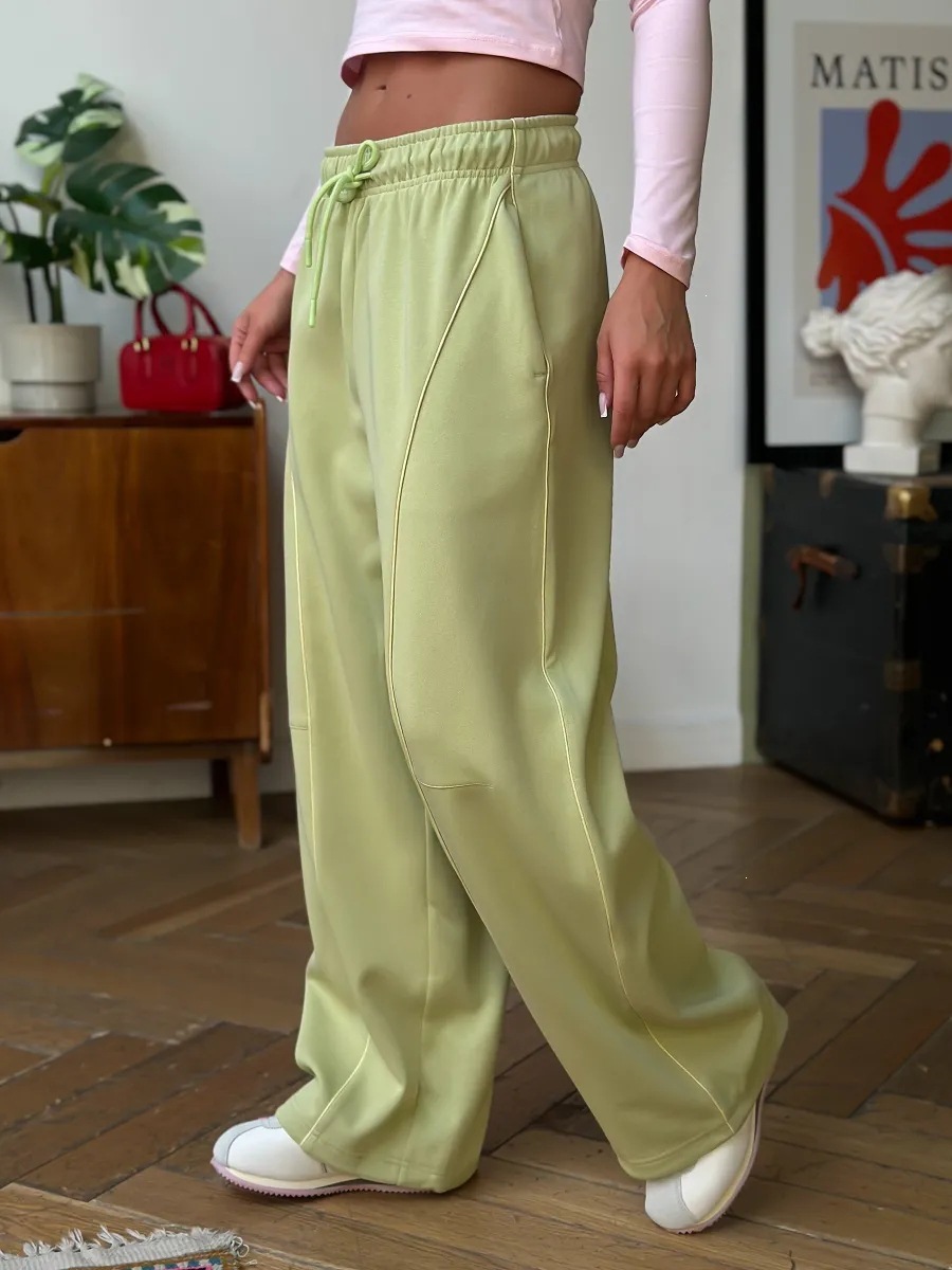 Women's Y2K Streetwear Drawstring Wide-Leg Pants