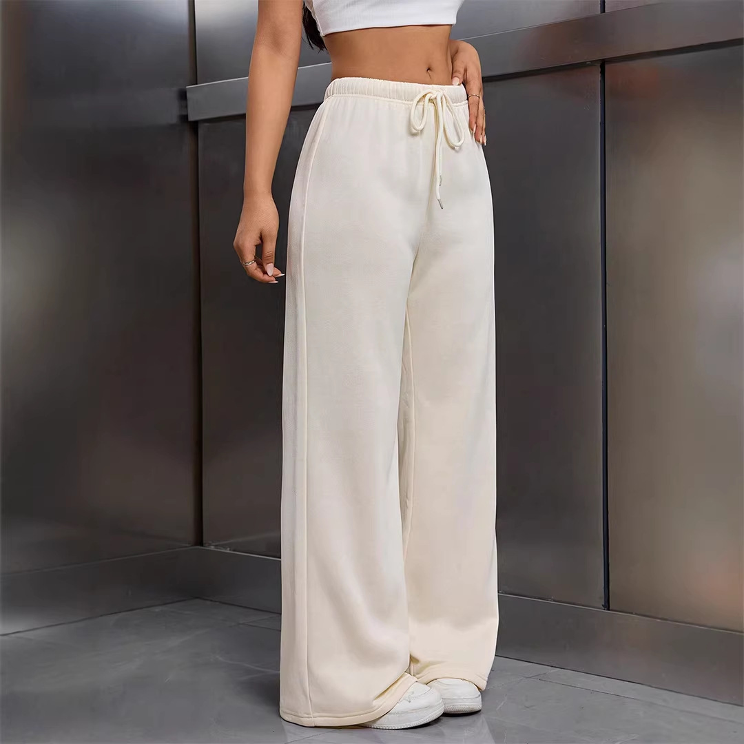 Women's Low-Rise Wide-Leg Casual Pants