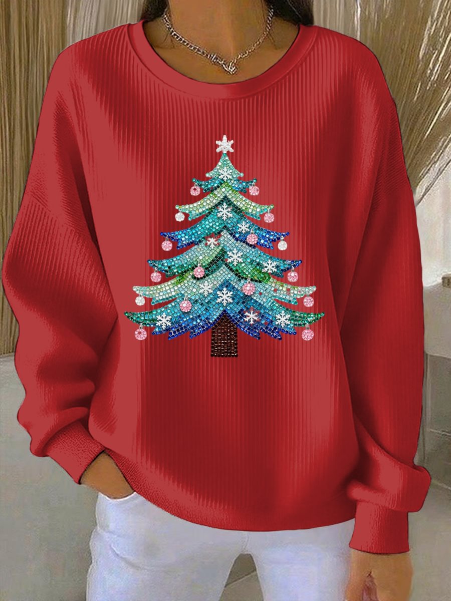 Christmas Pullover Women's Sweatshirt Oversized Crewneck